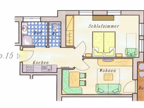 Holiday apartment - 4 persons -  - Unterbergstraße - 5611 - Grossarl