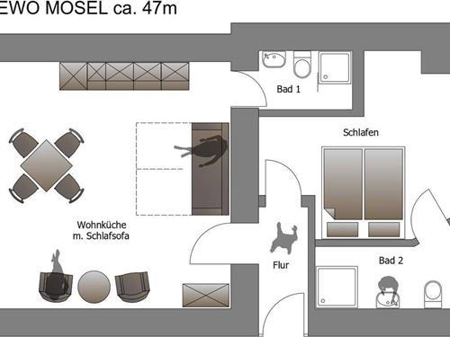 Semesterhus/Semesterlägenhet - 4 personer -  - Gestade - 54470 - Bernkastel-Kues