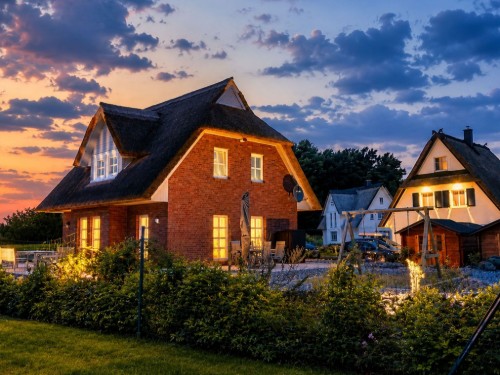 Feriecenter - 8 personer -  - Reetdachhaus mit Sauna, Waschmaschine, Spielplatz - 18230 - Rerik