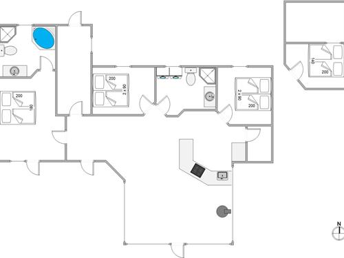 Sommerhus - 8 personer -  - Midtparken - Arrild - 6520 - Toftlund,Toftlund