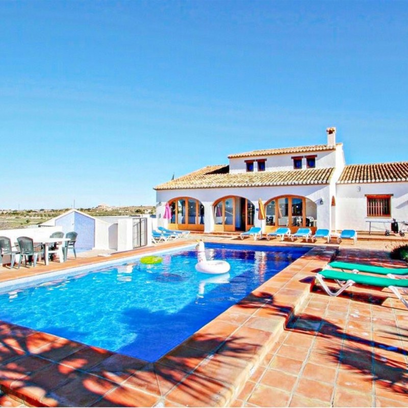 Sommerhus - 10 personer -  - Camí de Borino - Benimarco - 03725 - Teulada