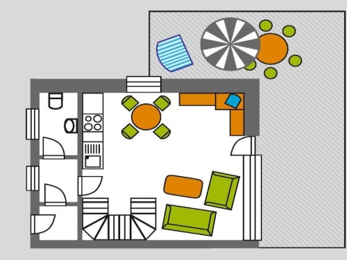 Sommerhus - 5 personer -  - 25938 - Wrixum