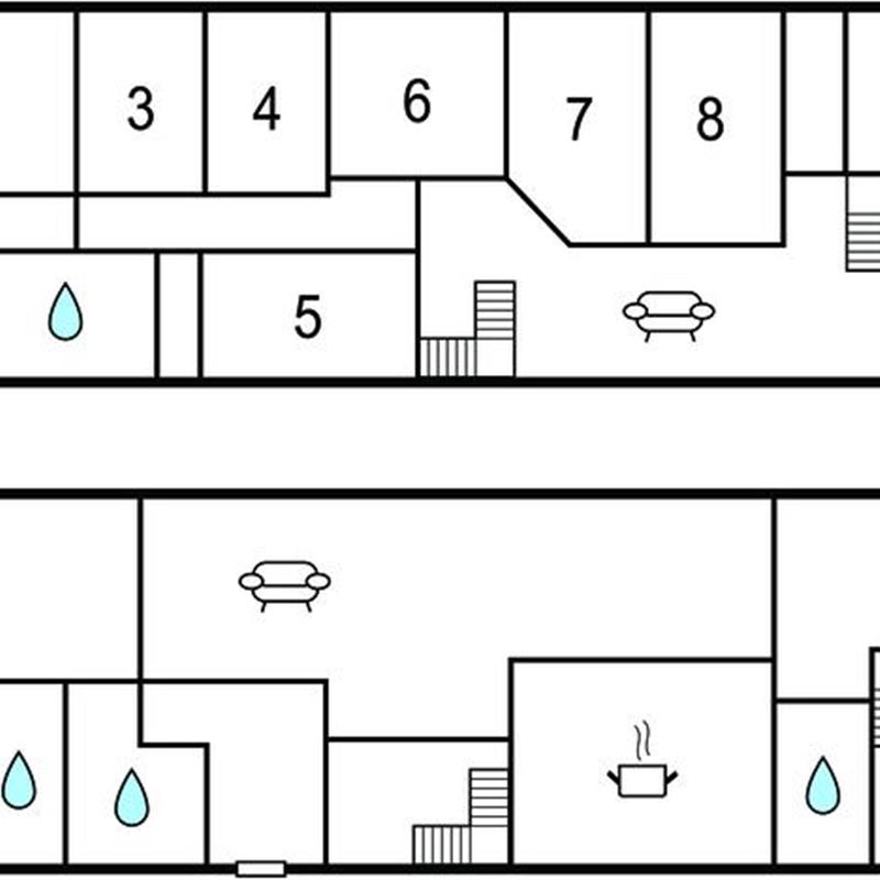 Sommerhus - 24 personer -  - Røvej - 3760 - Gudhjem