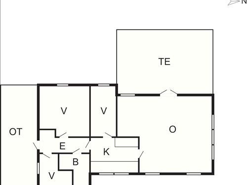 Sommerhus - 4 personer -  - Hybenvej - Hvalpsund - 9640 - Farsø