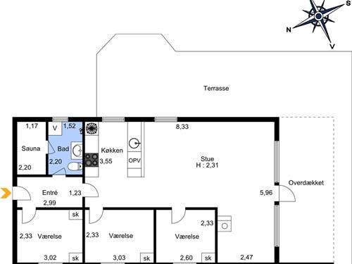 Ferienhaus - 6 Personen -  - Vejlby Klit - Vejlby Klit - 7673 - Harboöre