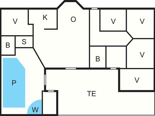 Sommerhus - 12 personer -  - Nøddehaven - Jegum - 6840 - Oksbøl
