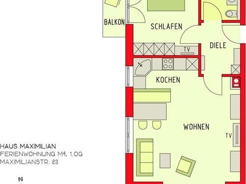 Semesterhus/Semesterlägenhet - 2 personer -  - Maximilianstraße - 87561 - Oberstdorf