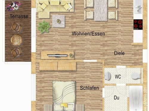 Ferielejlighed - 2 personer -  - Taunusstraße - 56357 - Lierschied
