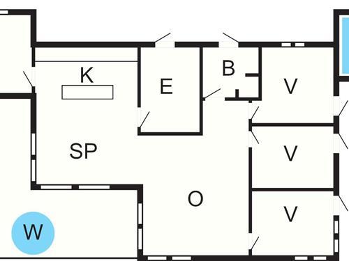 Fritidshus - 10 personer -  - Falkevænget - Marielyst - 4873 - Væggerløse