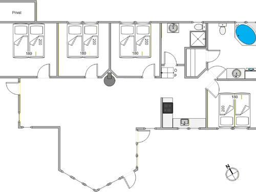 Sommerhus - 8 personer -  - Skippervej - 6857 - Blåvand