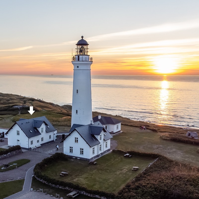 Ferielejlighed - 4 personer -  - Fyret 2, 1. Sal - Hirtshals By - 9850 - Hirtshals
