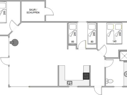Fritidshus - 6 personer -  - Nordsøvej - Søndervig - 6950 - Ringkøbing