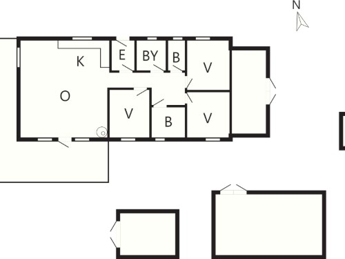 Sommerhus - 8 personer -  - Torpet - 6682 - Hovborg