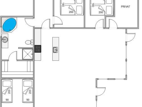 Semesterhus/Semesterlägenhet - 6 personer -  - Højsvej - Houstrup - 6830 - Nr. Nebel