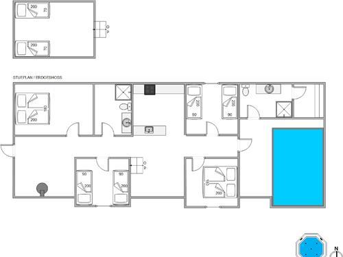 Sommerhus - 8 personer -  - Nordmarken - Bork Havn - 6893 - Hemmet Strand