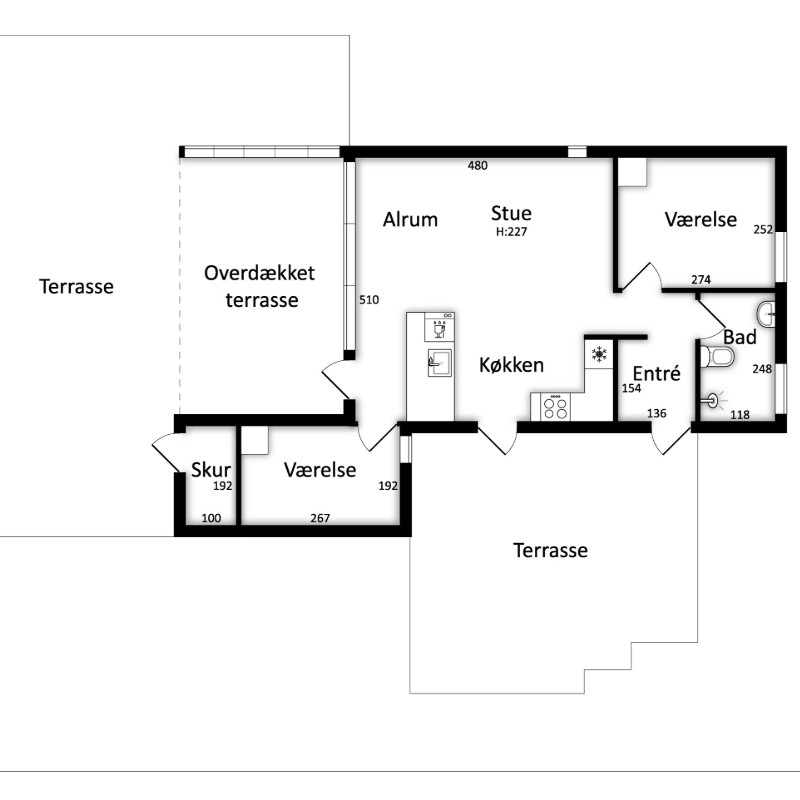 Ferienhaus - 4 Personen -  - Havesvinget - Ugelbölle Strand - 8410