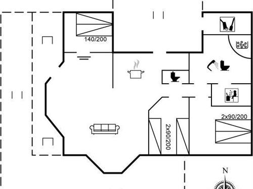 Sommerhus - 6 personer -  - Norasvej - Grønhøj - 9480 - Løkken
