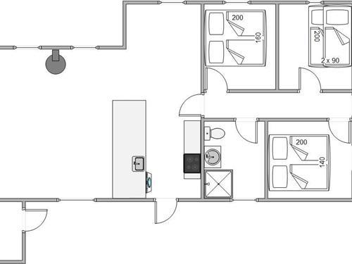 Semesterhus/Semesterlägenhet - 6 personer -  - Jeppesvej - Houstrup - 6830 - Nr. Nebel