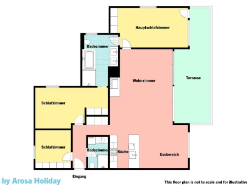 Ferielejlighed - 6 personer -  - 7050 - Arosa