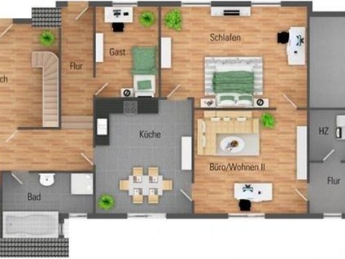 Sommerhus - 6 personer -  - Schoonorther Landesstraße - 26529 - Osteel
