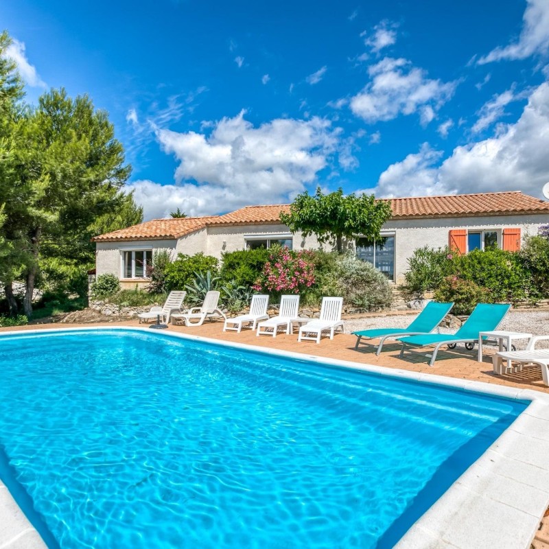 Villa - 8 personer -  - 11120 - Soleil D'oc (Pouzols Minervois)
