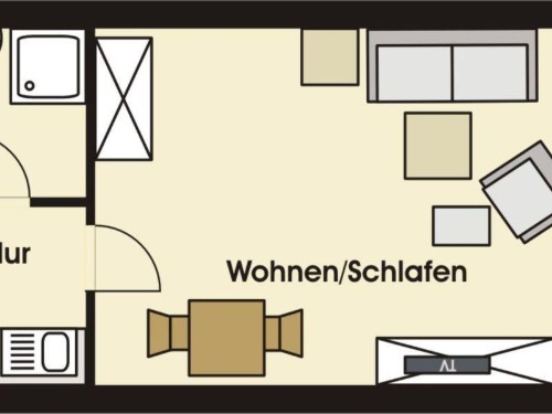 Ferienwohnung - 2 Personen -  - Strandallee - 23683 - Scharbeutz