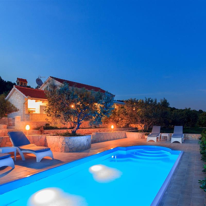 Sommerhus - 9 personer -  - Uvala Široka 3, Uvala Široka - 21223 - Okrug Gornji