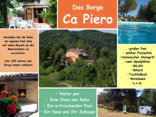 Sommerhus - 12 personer -  - Strada Peglio San Donato - 61029 - Urbino